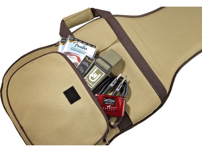 Fender PRIBOR Deluxe Tweed Strat/Tele Bass Gig Bag. Tweed