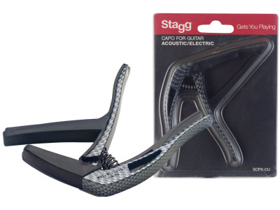 Stagg Capo For Guitar SCPX-CU CARBON 