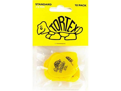 Jim Dunlop TORTEX® STANDARD PICK .73MM 418P073 (12 Pack) 