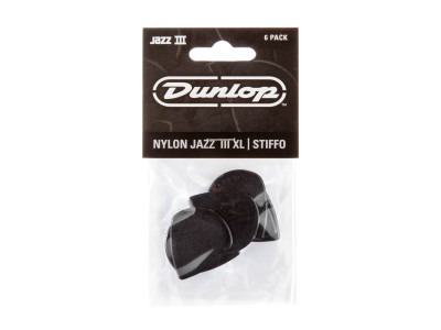 Jim Dunlop JAZZ III XL STIFFO PICK 47PXLS (6 Pack) 