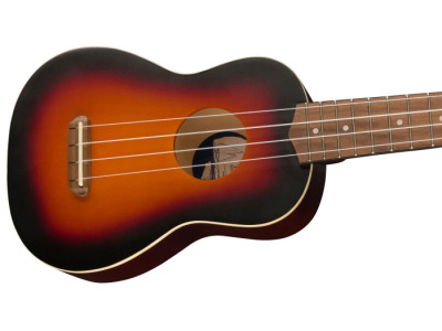 Fender Venice Soprano Ukulele WN 2-Color Sunburst  