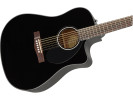 Fender CD-60SCE Dreadnought WN Black  