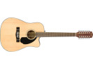 Fender CD-60SCE Dreadnought 12-String WN Natural  