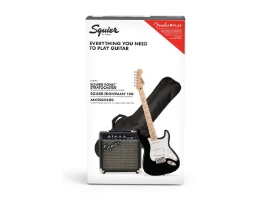 Squier By Fender Sonic Stratocaster Pack Black  