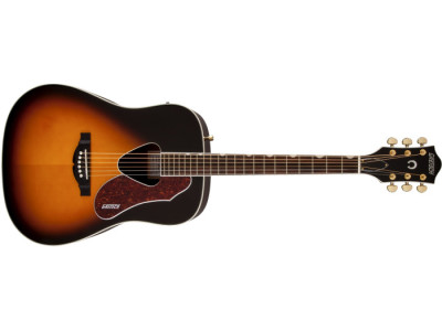 Gretsch G5024E Rancher Dreadnought Acoustic Electric LRL Sunburst  