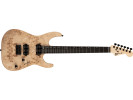 Charvel PRO-MOD DK24 HH HT E MAHOGANY WITH POPLAR BURL, EBONY FINGERBOARD, DESERT SAND 