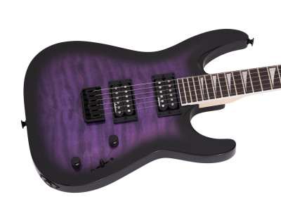 Jackson  JS Series Dinky Arch Top JS32Q DKA HT Transparent Purple Burst 