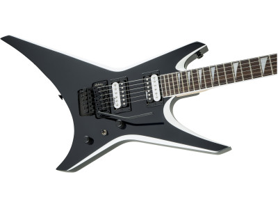 Jackson JS Series Warrior JS32 Black with White Bevels Jackson JS Series Warrior JS32 Black with White Bevels