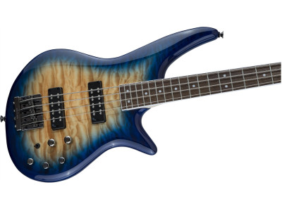 Jackson JS Series Spectra Bass JS3Q Amber Blue Burst  