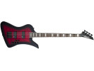 Jackson JS Series Kelly Bird Bass JS3Q Transparent Red Burst 