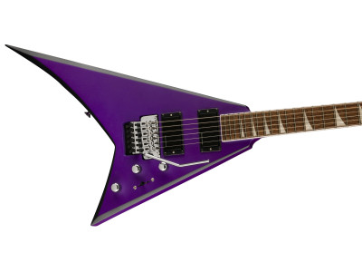 Jackson X Series Rhoads RRX24 LRL Purple Metallic with Black Bevels 