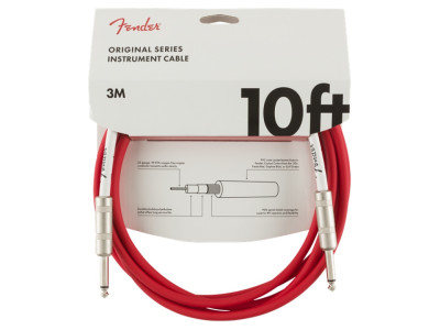 Fender Original 10 Instrument Cable Fiesta Red  