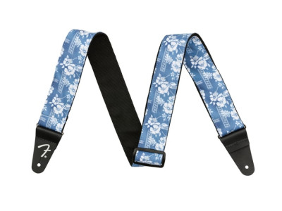 Fender Hawaiian Straps Blue Floral  