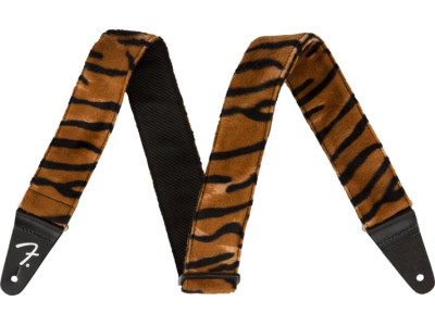 Fender Wild Animal Print Straps Black/Orange  