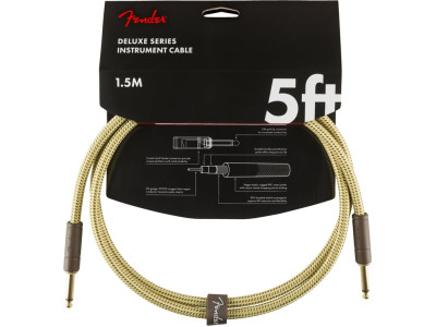 Fender PRIBOR Deluxe 5 Instrument Cable Tweed  