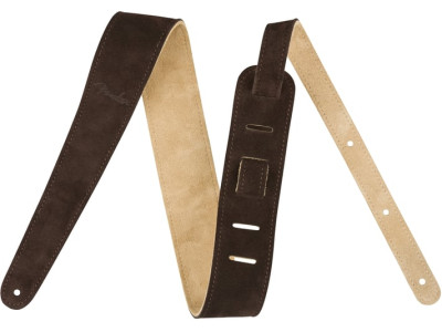 Fender Reversible Suede Straps Brown And Tan  