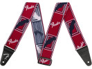 Fender Weighless Monogram Straps Red 