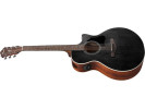 Ibanez AE140-WKH Weathered Black Open Pore Top 