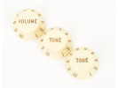 Fender PRIBOR Stratocaster Replacement Knobs - Aged White  