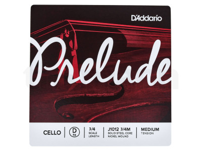 D'Addario Prelude J1012 3/4M Single String D 