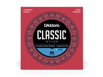 D'Addario EJ27H HARD TENSION Nylon Student Classical Strings 