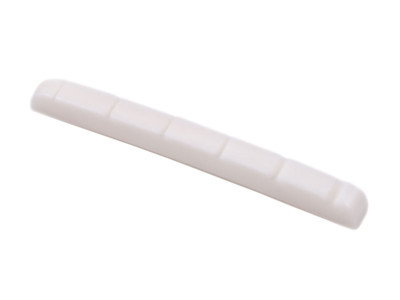 Fender Pre-Slotted Genuine Bone Nut For Electric Guitar 7.25in Radius 