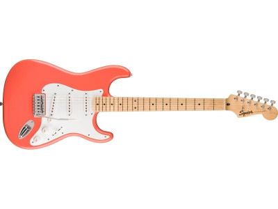 Squier By Fender Limited Edition Sonic Stratocaster MN WPG Tahitian Coral 