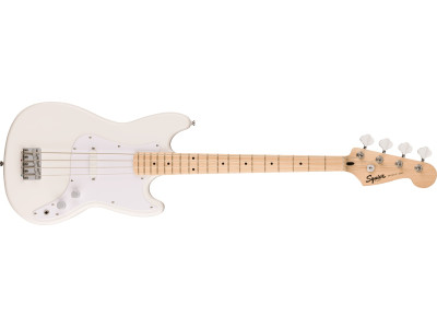 Squier By Fender Bronco Bass MN Arctic White  