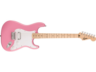 Squier By Fender Squier Sonic Stratocaster MN HT H Flash Pink  