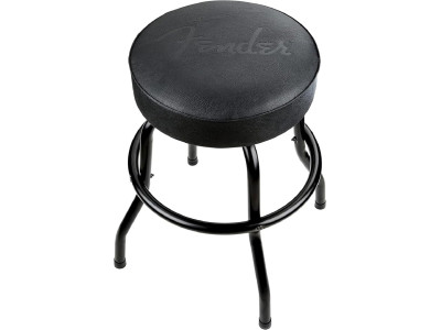Fender  Embossed Black Logo Swivel Barstool 