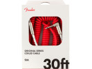 Fender PRIBOR Original Series Coil Instrument Cables 30FT Fiesta Red