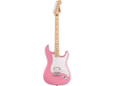 Squier By Fender Sonic Stratocaster HT H MN Flash Pink 
