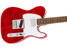 Squier By Fender Affinity Tele FMT SH LRL WPG Crimson Red Transparent  