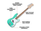 Squier By Fender Debut P Bass LRL WPG Sea Foam Green 