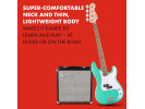 Squier By Fender Debut P Bass LRL WPG Sea Foam Green 
