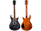 Flight Vanguard Solid Body Transparent Black Electric Ukulele 