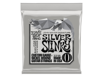 Ernie Ball 2218 John Mayer Signature Silver Slinky Electric Guitar Strings - .0105-.047 Ernie Ball 2218 John Mayer Signature Silver Slinky Electric Guitar Strings - .0105-.047