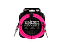 Ernie Ball 6413 Flex Instrument Cable Straight/Straight 10ft - Pink