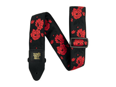 Ernie Ball 5335 Classic Jacquard Guitar Strap/Bass Strap - Tango Rose Ernie Ball 5335 Classic Jacquard Guitar Strap/Bass Strap - Tango Rose