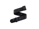 D'Addario 50TB01 Woven Guitar Strap Monterey Black Tubular  