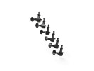 D'Addario PWAT-6R2 Auto-Trim Locking Tuning Machines 6 in-line Black 