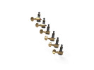 D'Addario PWAT-6R3 Auto-Trim Locking Tuning Machines 6 in-line Gold 