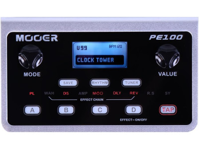 MOOER PE100 Portable Multi-effects 