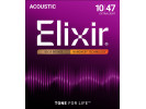 Elixir 11002 Extra Light 010-047 80/20 Bronze Nanoweb  