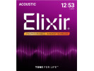 Elixir 16052 Light 12-53 Phosphor Bronze Nanoweb  