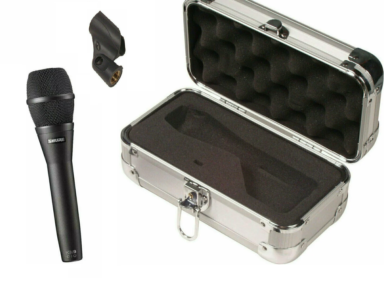 Shure KSM9/CG Dual-Patern Condenser Vocal Microphone (Charcoal Gray finish)  