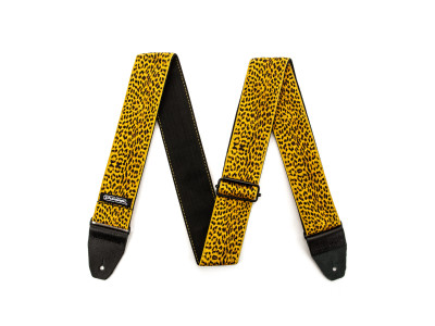 Jim Dunlop D6725 JACQUARD LEOPARDSKIN STRAP 