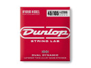 Jim Dunlop DBHYN45105 DUAL DYNAMIC LAYERED TWIN ALLOY HYBRID WOUND NICKEL BASS STRINGS 45-105  