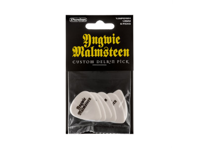 Jim Dunlop YJM-01WH YNGWIE MALMSTEEN CUSTOM DELRIN PICK 1.5MM 