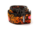 Jim Dunlop JH23 JIMI HENDRIX BLACKLIGHT MONTEREY ORANGE STRAP Jim Dunlop JH23 JIMI HENDRIX BLACKLIGHT MONTEREY ORANGE STRAP